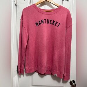 Tech styles Y2K Nantucket Sweatshirt Salmon Pink Women’s XL Retro Classic